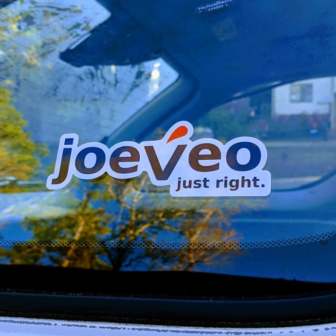 Joeveo Logo Static Stick Sticker